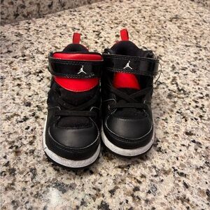 Kids Black and Red Sneakers